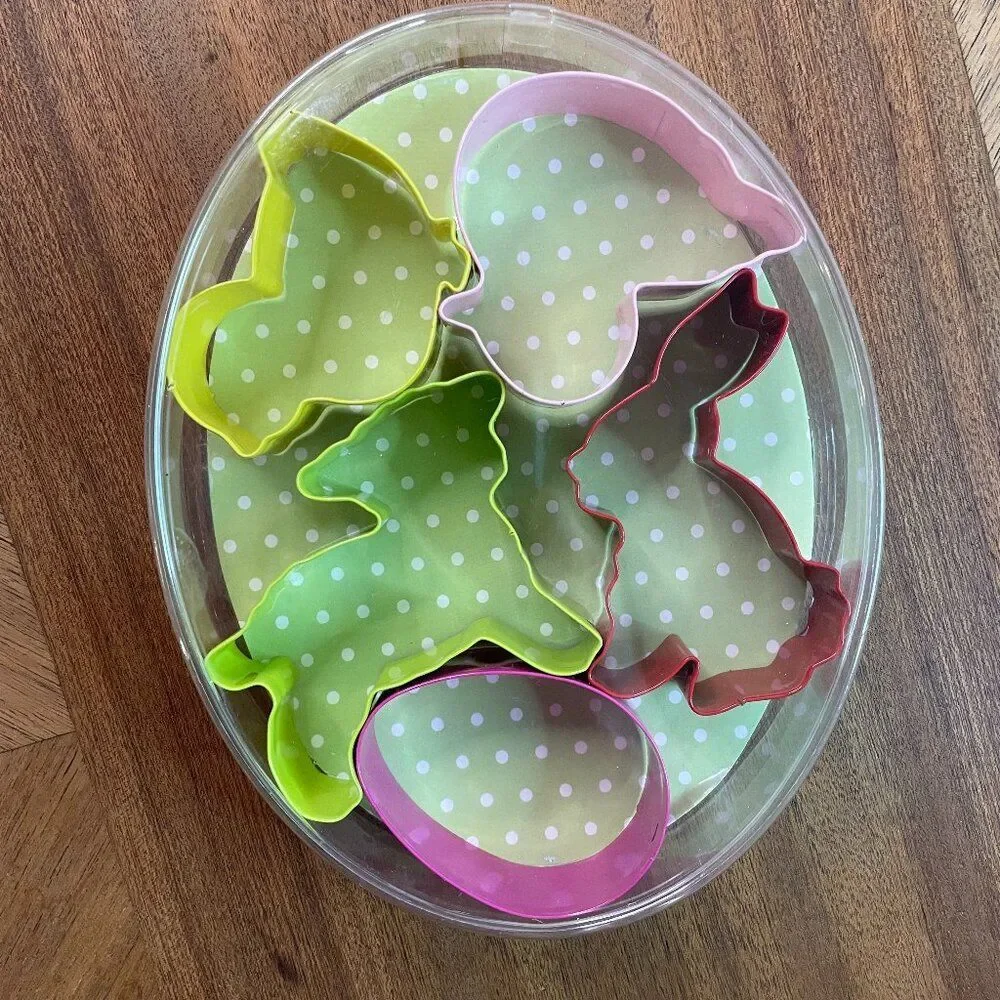 Easter Spring Animal Cookie Cutters Stainless Steel Set of 5 Grasslands Road